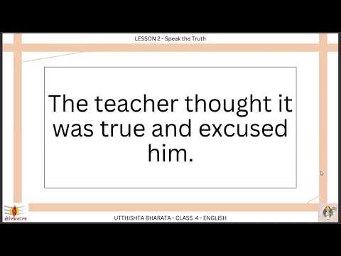 English Class 4 | Unit 2.1