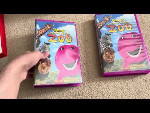 My Canadian Barney VHS Collection
