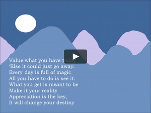 Song for assembly- appreciation and gratitude-It's so easy- video PPT