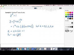 IBHL 1.7 Ex 5 Finding the 5th roots of unity