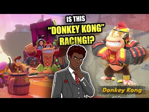 Is This Donkey Kong Racing!? Donkey Kong then Mario Kart #donkeykongbananza #mariokartworld