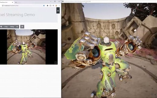 UE4虚幻引擎像素流推送 本地调试1. Pixel Streaming - Local Setup