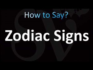 How to Pronounce Zodiac Signs (CORRECTLY!)