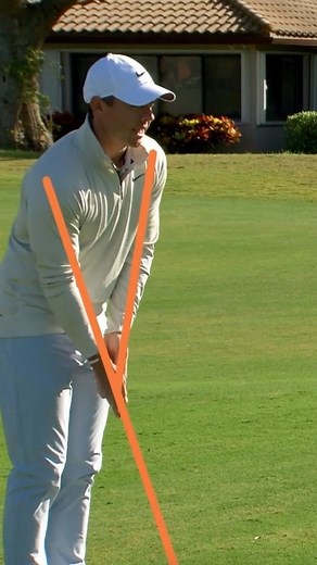 Operation 36 Golf on Instagram: "⛳️Calling all Operation 36 Level 1 - Golfers, here’s a tip from Rory McIlroy on chipping. When Rory is chipping, his main goal is to pick the right landing spot. It's all about visualization and execution—spotting exactly where the ball should touch down before it rolls towards the hole, which today had a slight right-to-left break. Rory’s Technique: Keep your arms and the club moving as one unit, using your shoulders to drive the motion—back and through. It's a 