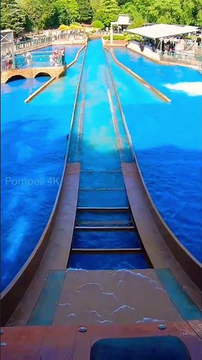 4K Escape from Pompeii - Busch Gardens Williamsburg (short)