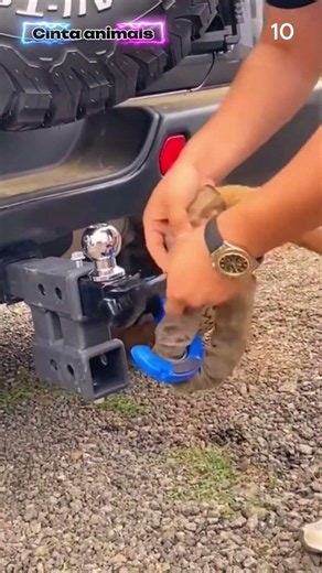 Smart way to install a towing device on a vehicle #shorts