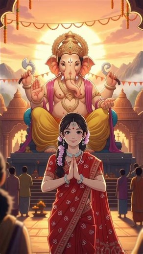 🌸 Ganpati Bappa Morya 🙏| शक्तिशाली गणेश जी आरती स्टेट्स 🔱| Ganesh Chaturthi Special #Ganpati #Shorts