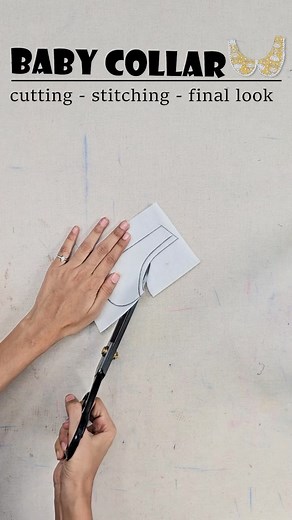 𝗥𝗮𝗷𝗮 𝗥𝗮𝗻𝗶 | 𝗧𝗿𝗮𝗻𝘀𝗳𝗼𝗿𝗺𝗶𝗻𝗴 𝗟𝗶𝘃𝗲𝘀 on Instagram: "Baby Collar Crafting👕 learn how to make a baby collar! Perfect for adding a cute touch to your baby’s outfits. #tipsandtricks #rajaranicoaching #priyamg #baby #diy #sewinghacks"