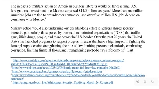🚨📜 “No sin el Congreso”: legisladores demócratas enviaron una carta a Trump para advertirle que no puede lanzar una acción militar contra México sin autorización. La misiva busca frenar cualquier intento de intervención. Joaquín López-Dóriga en #FórmulaNoticias | Radio Fórmula