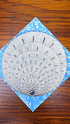 Amazing And Creative Zentangle Pattern | Drawing Tutorial For Beginners #zentangle #doodle #zendoodle #art #zenart #mindfulart #trending #viralpost #fbpage #easyart | Easy Art