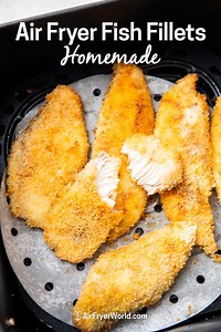 Air Fryer Fish Fillets or Sticks : Fresh, Homemade, EASY | Air Fryer World