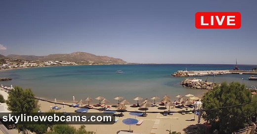 【LIVE】 Webcam Makry Gialos | SkylineWebcams