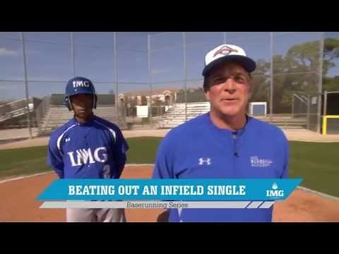 Baserunning Drill Series - Beating Out an Infield Single by the IMG Academy Baseball (2 of 6)