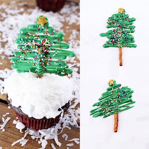 103K views · 612 reactions | Cute Christmas Tree Cupcakes | TheRecipe | Facebook