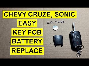 Chevy Cruze, Sonic Key Fob Battery Replacement - No Reprogramming