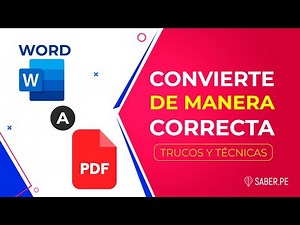 ⚡CONVIERTE DE WORD A PDF💎 de manera PROFESIONAL | #office2024