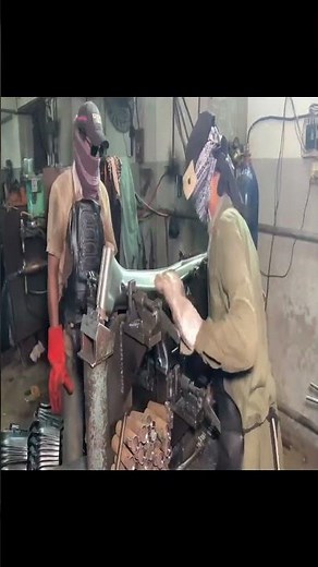 Manufacturing process of Motorcycle Frame in factory| Metal recycling |How to made Motorcycle Frame?