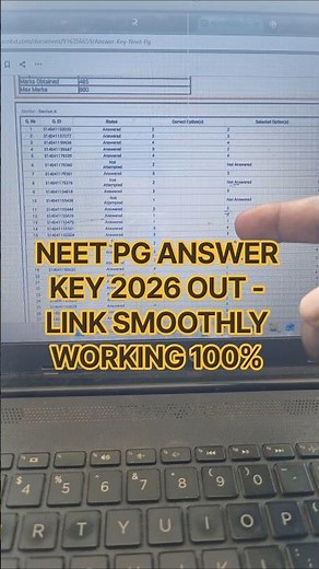 how to check Neet PG answer key 2026 | Neet PG answer key 2026 | Neet PG answer Key link 2026 #neet