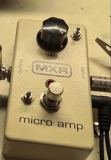 MXR Micro Amp to Randy Rhoads MXR Distortion Plus Mod.