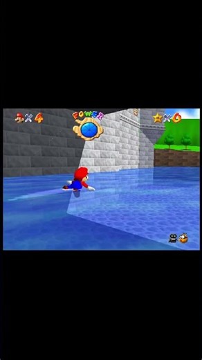 #mario let's go for a swim (thank you for everything #smg4) #water #n64 #jumping #castle #history