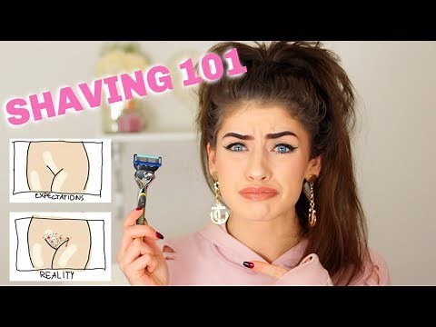 SHAVING "DOWN THERE" - Answering your questions | Jessie B