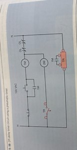 Explain the operation of an off-delay timer circuit using a pne... | Filo