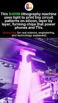 The $400M Dollar Machine That Prints Microchips That Power Your Phone #future #engineering