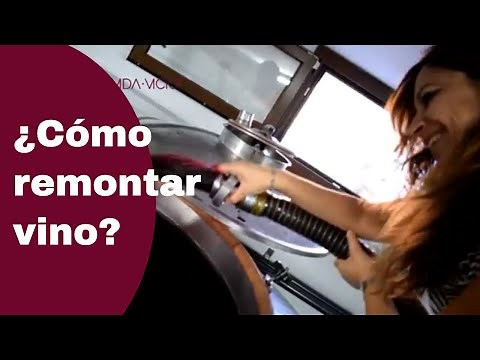 ¿Cómo se remonta el vino? ¿En qué consiste el remontado del vino? Video explicativo