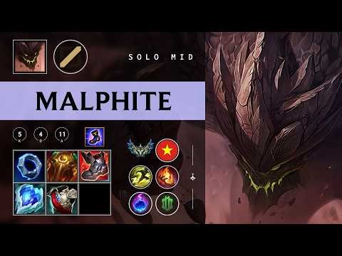 Malphite Mid vs Qiyana - VN Challenger Patch 26.04