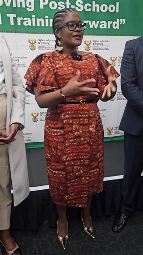 2.6K views · 23 reactions | Minister Dr Nobuhle Nkabane engaged with the media on the sidelines of the induction ceremony for the 6th Board members of the National Skills Authority at the Gallagher Convention Centre in Midrand. #InductionofBoardMembers #NationalSkillsAuthority #HigherEducation #SkillsDevelopment | DHET | Facebook