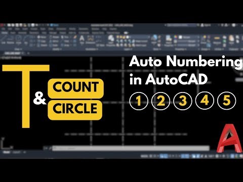 TCOUNT & TCIRCLE Explained – Speed Up Text Marking in AutoCAD