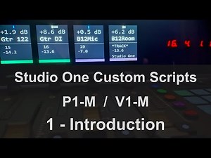 Overview - iCON P1-M & V1-M Custom Scripts for Studio One