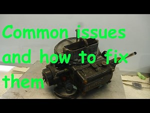 Common issues with marine Holley carburettors and how to fix them.