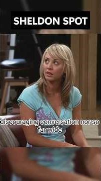 Sheldon Penny first discussion 😄 TBBT #sitcom #tbbt #funny