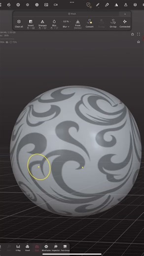 How to apply a textures as a mesh in nomad sculpt #nomadsculpt #howto #texture #tutorial