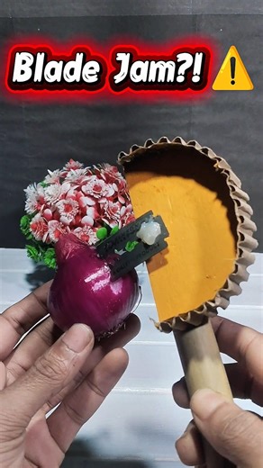 😳 Blade Jam?!🧅 Mini Machine Cut Onion? | #youtubeshorts #shorts #cuttingmachine #cutter #cuttingtest