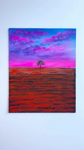 3.3K views | Sonnenuntergang über dem Ringelblumenfeld –...