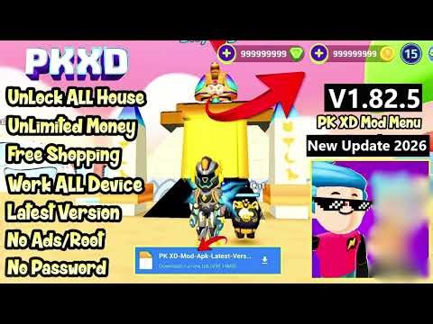 Update!! PK XD Mod Apk 1.82.5 Latest Version 2026 - Unlimited Money & Unlock All
