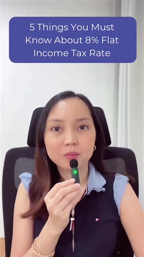 5 Things You Must Know About 8% Flat Income Tax Rate