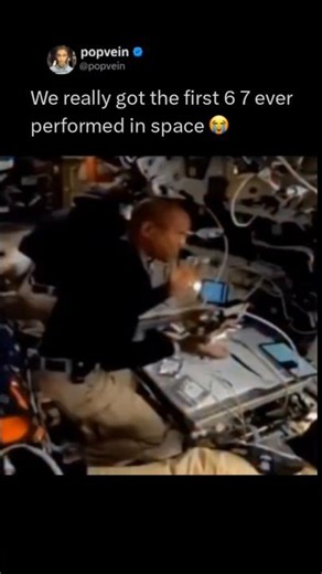 We really got the first 6 7 ever performed in the space 😭