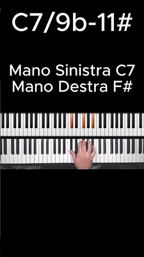 Costruzione Voicing C79b 11# #voicings #pianojazz #pianotutorial