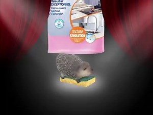 Chiffon magique Spontex, tellement absorbant qu'il a le pouvoir de faire disparaitre la poussière et plus encore... | Spontex et le hérisson