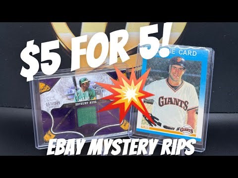 $5 FOR 5!!! BANGER PACK!!! eBay Mystery Rips Episode 32