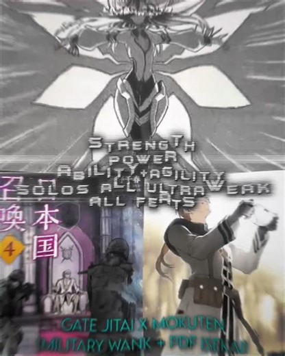 Azana hatsumi (azathoth demonbane) Vs Fodder (Mokuten+Gate) || Al fajar part collab #elmuruauthor