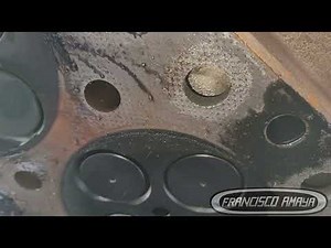 Cummins X15 engine cyliner head intake valve damaged compression leak engine problem