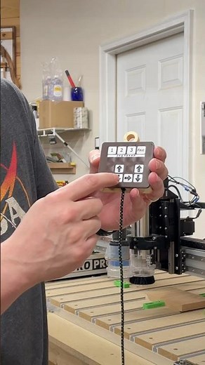 Ultimate control for your Shapeoko CNC router with jog controller! 🛠️ #CNC #Shapeoko #Woodworking