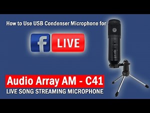 USB Condenser Mic for Facebook Live Singing | #facebooklive #facebook