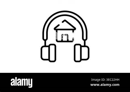 Here is a modern outline animated icon showing customer support representative Stock Video Footage - Alamy