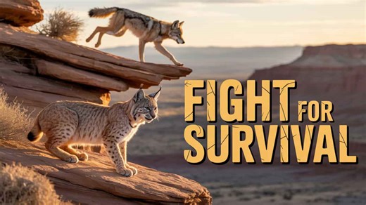 Wilderness Rivalry: Bobcat vs. Coyote