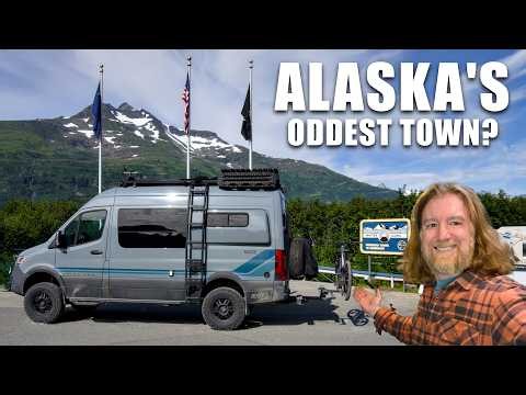 I Drove Through a Mountain to Find This Town | Alaska Van Life